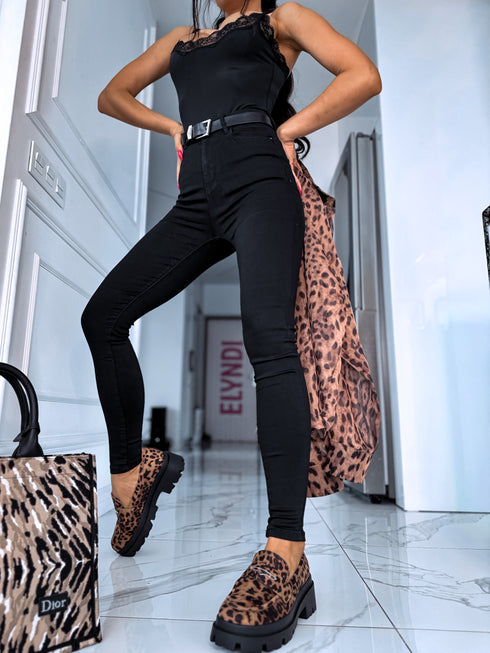 Melnos džinsinės kelnės "DAILY LOOK" XJ130